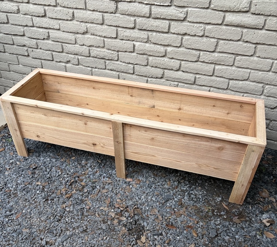 5ft Raised Cedar Planter Box